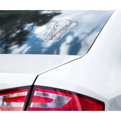 Sticker Master Baby Elephant Sticker – 14 × 15 cm Sevimli Fil Etiketi Sticker Master