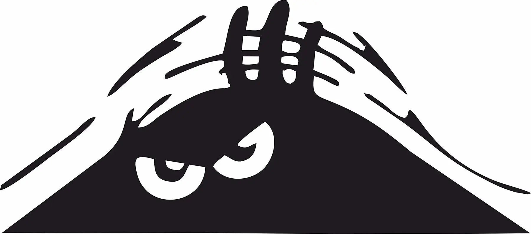 Sticker Master Bagajdan Bakan Adam Oto Sticker Motor, Kask, Laptop, Araba, Oto Araç İçin Dayanıklı Etiket Decal