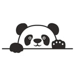 Sticker Master Bagajdan Bakan Panda Motorsiklet,Kask,Laptop,Motor Ve Oto Araç Sticker 20X8 Cm Sticker Master