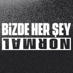 Sticker Master Bize Her Şey Normal Motorsiklet,Kask,Laptop,Motor Ve Oto Araç Sticker 20 X 8 Cm Sticker Master