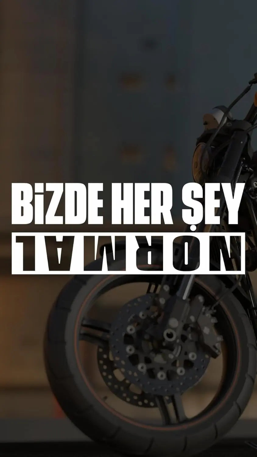 Sticker Master Bize Her Şey Normal Motorsiklet,Kask,Laptop,Motor Ve Oto Araç Sticker 20 X 8 Cm Sticker Master