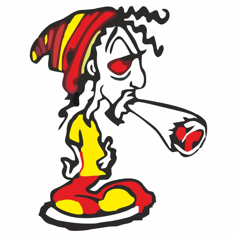 Sticker Master Bob Marley Sticker Motor, Kask, Laptop, Araba, Oto Araç İçin Dayanıklı Etiket Decal Sticker Master