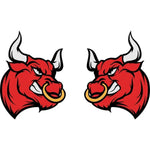 Sticker Master Boğa Color Sticker Motor, Kask, Laptop, Araba, Oto Araç İçin Dayanıklı Etiket Decal 20 Cm Sticker Master