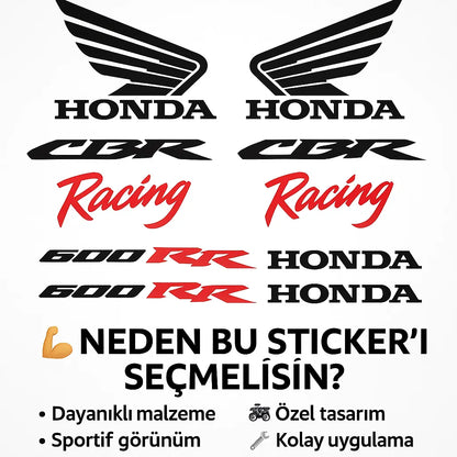 Sticker Master Cbr 600RR Sticker Set Motor Çıkartma Etiket Sticker Master