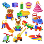 Çocuk Odası Duvar Sticker Oyuncaklar Seti | Sticker Master