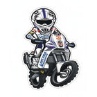 Cross Motor Sticker | Enduro & Ralli Yarışçısı Etiketi | Sticker Master