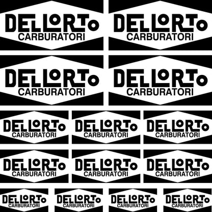 Sticker Master Dellorto Sponsor Set Oto Motor Araba Sticker Sticker Master