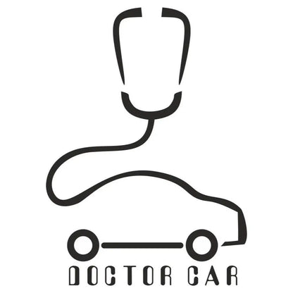 Sticker Master Doctor Car Sticker Motor, Kask, Laptop, Araba, Oto Araç İçin Dayanıklı Etiket Decal 15 Cm Sticker Master