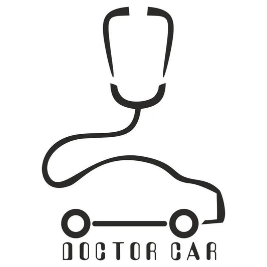Sticker Master Doctor Car Sticker Motor, Kask, Laptop, Araba, Oto Araç İçin Dayanıklı Etiket Decal 15 Cm Sticker Master