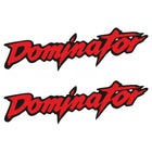Dominator Sticker Oto Araç Motor Çıkartma Seti (2 Adet) | Sticker Master