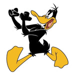 Sticker Master Duffy Duck Sticker Motor, Kask, Laptop, Araba, Oto Araç İçin Dayanıklı Etiket Decal 15 Cm Sticker Master