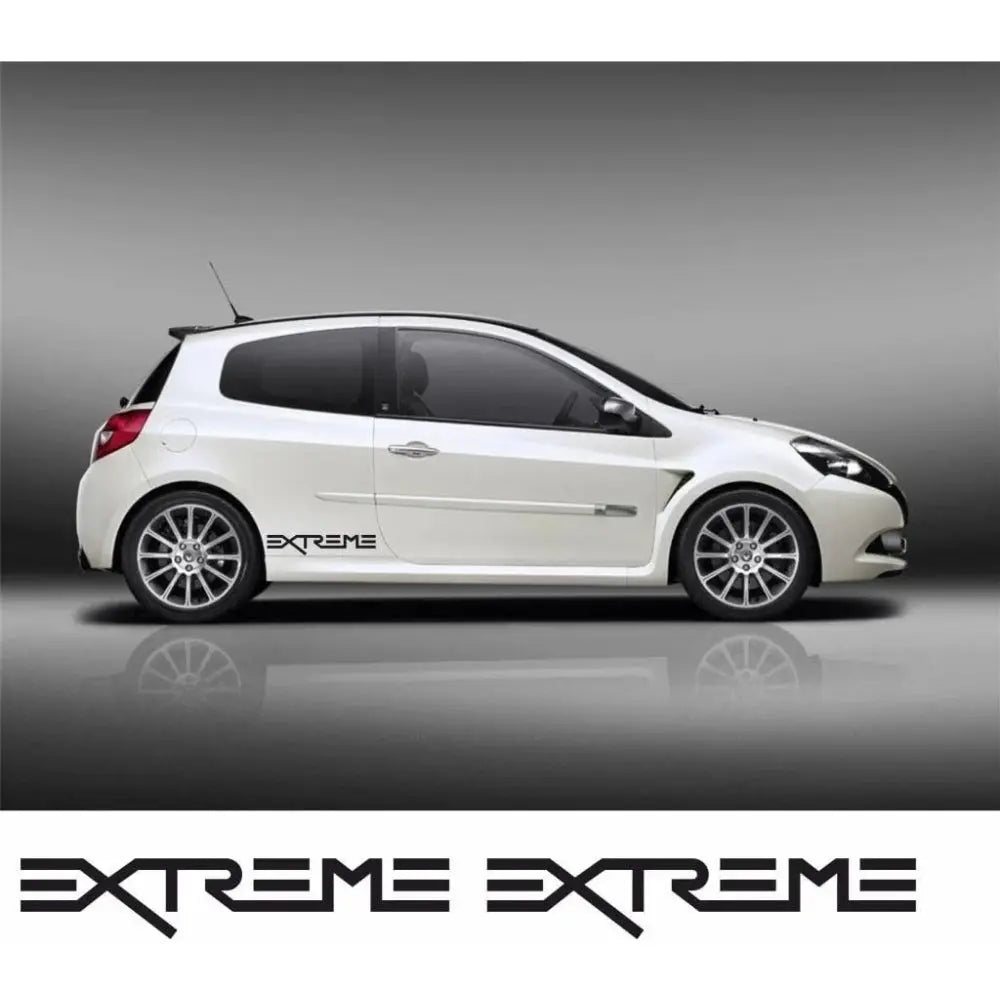 Sticker Master EXTREME Yan Gövde Sticker Seti – 2 Adet 30 cm Sağ & Sol Dayanıklı Vinil Decal Sticker Master