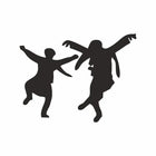 Efe Sticker - Zeybek Oynayan Efeler Silüeti | Sticker Master