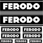 Sticker Master Ferodo Sponsor Set Oto Motor Araba Sticker Sticker Master
