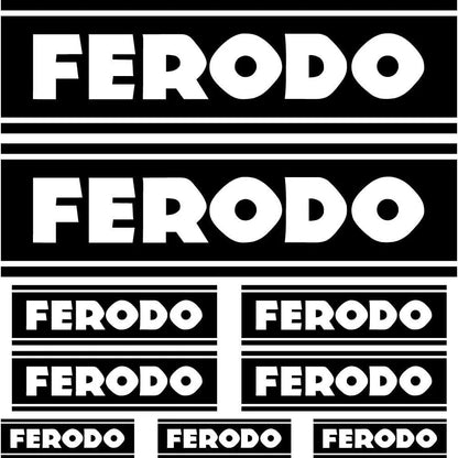 Sticker Master Ferodo Sponsor Set Oto Motor Araba Sticker Sticker Master