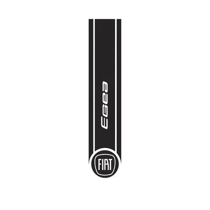 Sticker Master Fiat Egea İçin Uyumlu Aksesuar Oto Kaput Şerit Araç Sticker Etiket - Sportif Tasarım Sticker Master