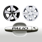 Fiat Palio Sticker Seti: Kapı Kolu & Jant Etiketi (10 Adet) | Sticker Master