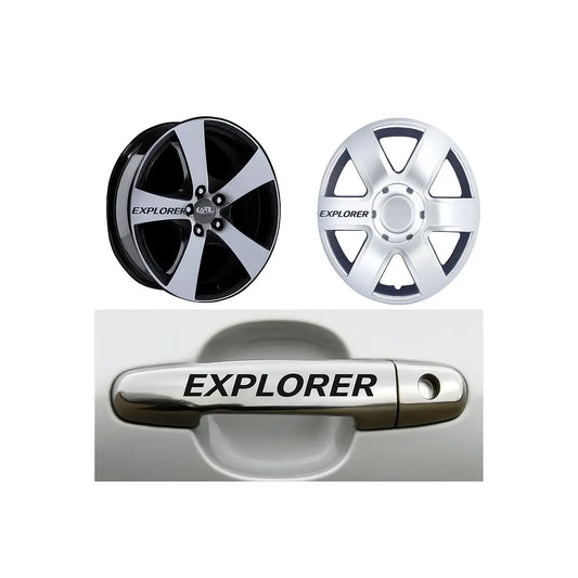 Sticker Master Ford Explorer Kapı Kolu Jant Sticker - 10 Adet Sticker Master