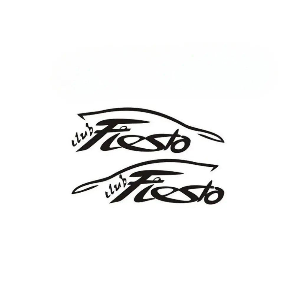 Ford Fiesta Club Araç Oto Sticker - Sağ ve Sol - 15 cm Sticker Master