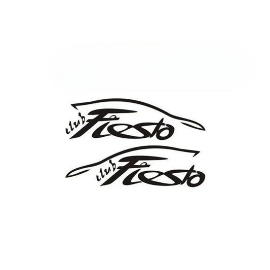 Ford Fiesta Club Araç Oto Sticker - Sağ ve Sol - 15 cm Sticker Master