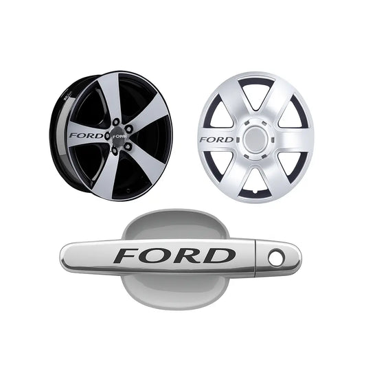 Sticker Master Ford Kapı Kolu Jant Sticker - 10 Adet Sticker Master