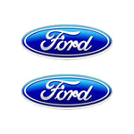 Sticker Master Ford Logo Oto Araç Sticker – 2 Adet | Suya & UV Dayanıklı Parlak Vinil Etiket Sticker Master