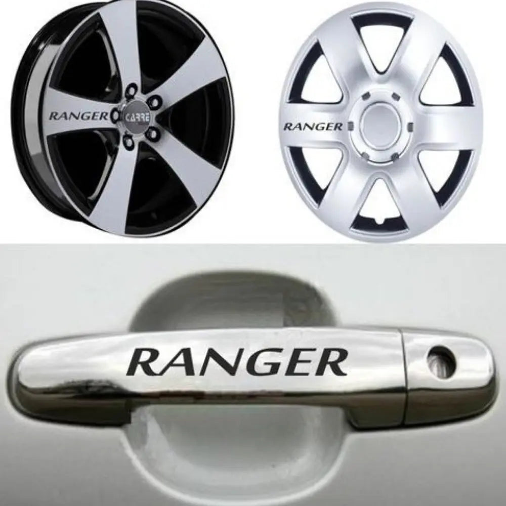 Sticker Master Ford Ranger Kapı Kolu Jant Sticker - 10 Adet Sticker Master