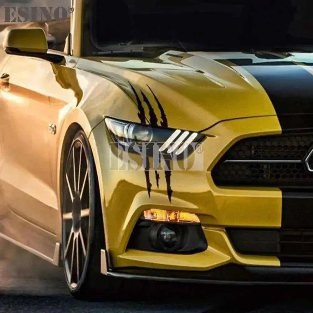 Sticker Master Ghost Claw Scratch Sticker – Far & Gövde Dekoratif Çizik Efektli Vinil Çıkartma Sticker Master