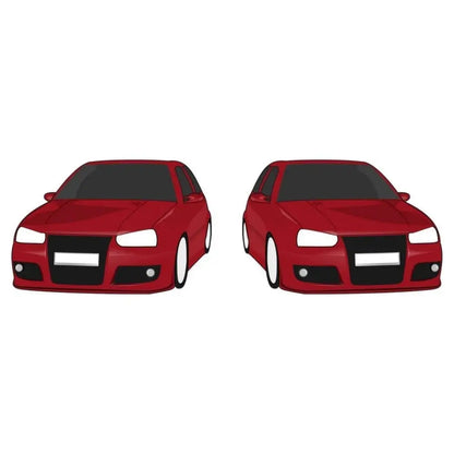 Sticker Master Golf MK5 Basık Araç Sticker Seti – Sağ & Sol 15 cm Sticker Master