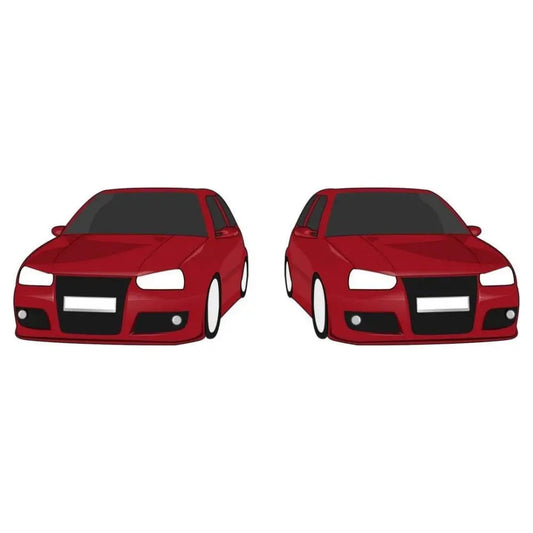 Sticker Master Golf MK5 Basık Araç Sticker Seti – Sağ & Sol 15 cm Sticker Master