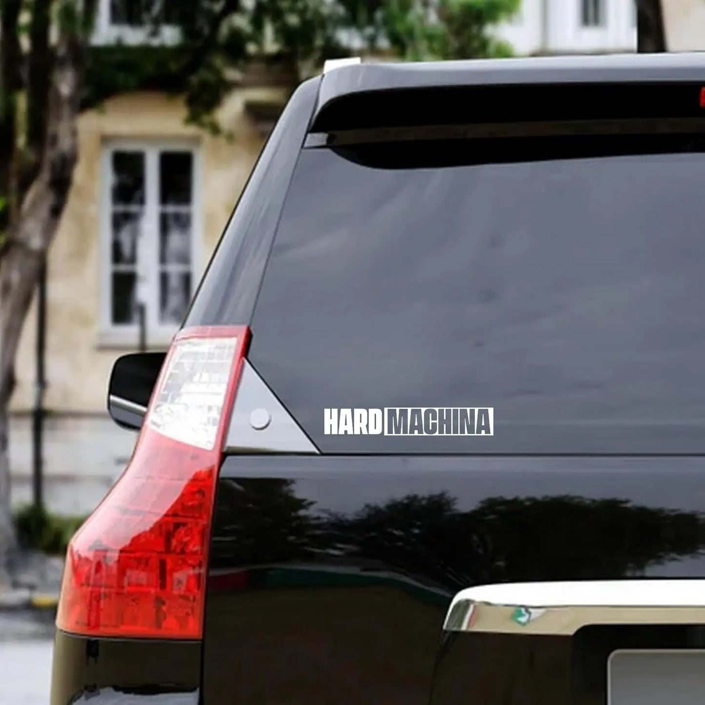 Sticker Master Hard Machina Motorsiklet,Kask,Laptop,Motor Ve Oto Araç Sticker 20 X 4 Cm Beyaz Sticker Master