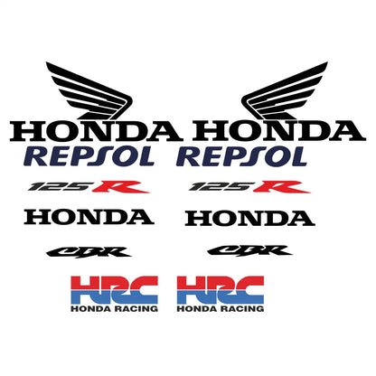 Sticker Master Honda 125R Komple Sticker Set Motor Çıkartma Etiket Sticker Master