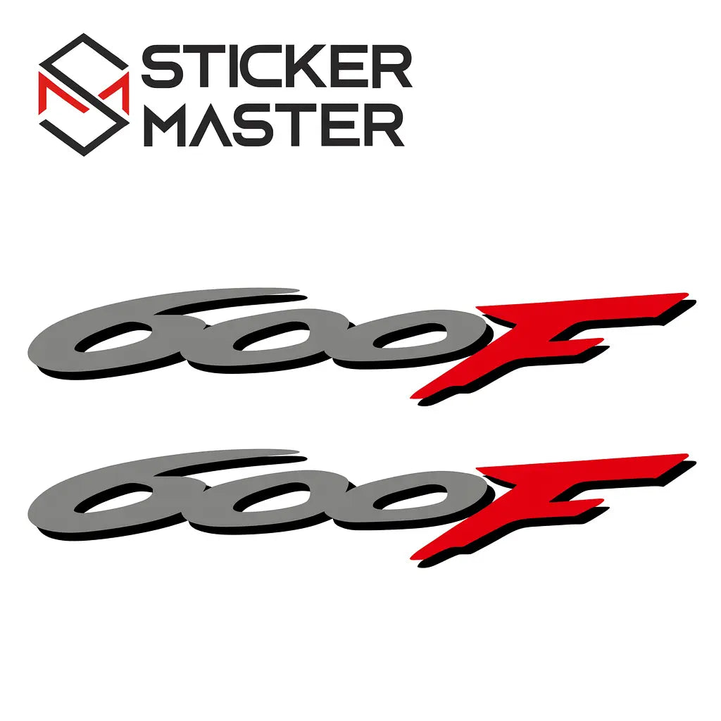 Sticker Master Honda 600F Sticker Set Motor Çıkartma Etiket 2 Adet Sticker Master