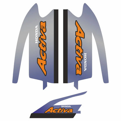 Sticker Master Honda Activa Komple Sticker Set Motor Etiket Yapıştırma Sticker Master