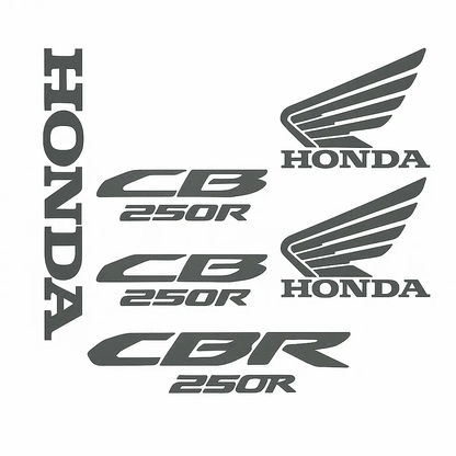 Sticker Master Honda CB250R Sticker Seti – Tank, Kask, Gövde Uyumlu Etiket Takımı - Sticker Master
