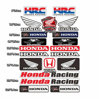 Sticker Master Honda CBR Gövde Kask Yakıt Tank Sticker Seti | Sticker Master Sticker Master