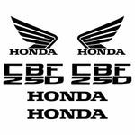 Sticker Master Honda Cbf 250 Sticker Set Motor Çıkartma Etiket Sticker Master