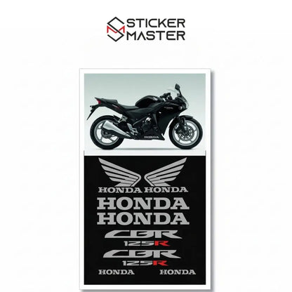 Sticker Master Honda Cbr125R Sticker Set Motor Çıkartma Etiket Sticker Master