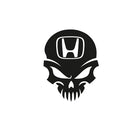 Honda Kafatası Sticker - Agresif Tasarım Oto Araç Etiketi | Sticker Master