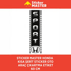 Honda Şerit Sticker Sport Oto Araç Çıkartması | Sticker Master