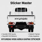 Hyundai H100 Sticker | Arka Kapak Yazı Etiketi | Sticker Master