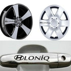 Hyundai Ioniq Sticker | Kapı Kolu ve Jant Etiket Seti (10 Adet) | Sticker Master