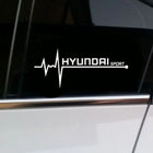 Hyundai Sport Nabız Sticker Kalp Atışı Tasarım | Sticker Master