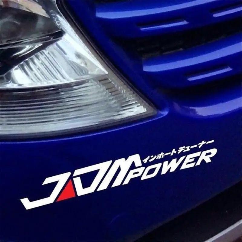 Sticker Master Jdm Power Sticker Motor, Kask, Laptop, Araba, Oto Araç İçin Dayanıklı Etiket Decal