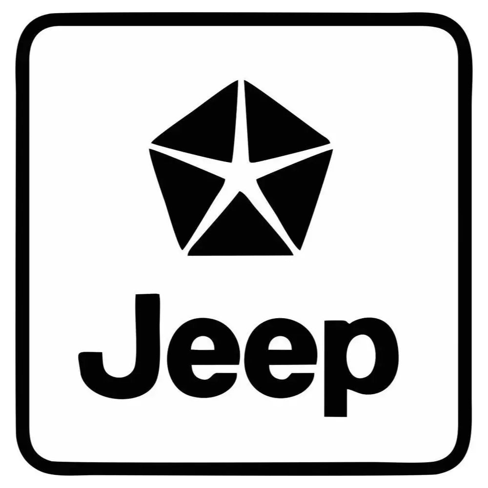 Sticker Master Jeep 30 Sticker Motor, Kask, Laptop, Araba, Oto Araç İçin Dayanıklı Etiket Decal 15 Cm Sticker Master