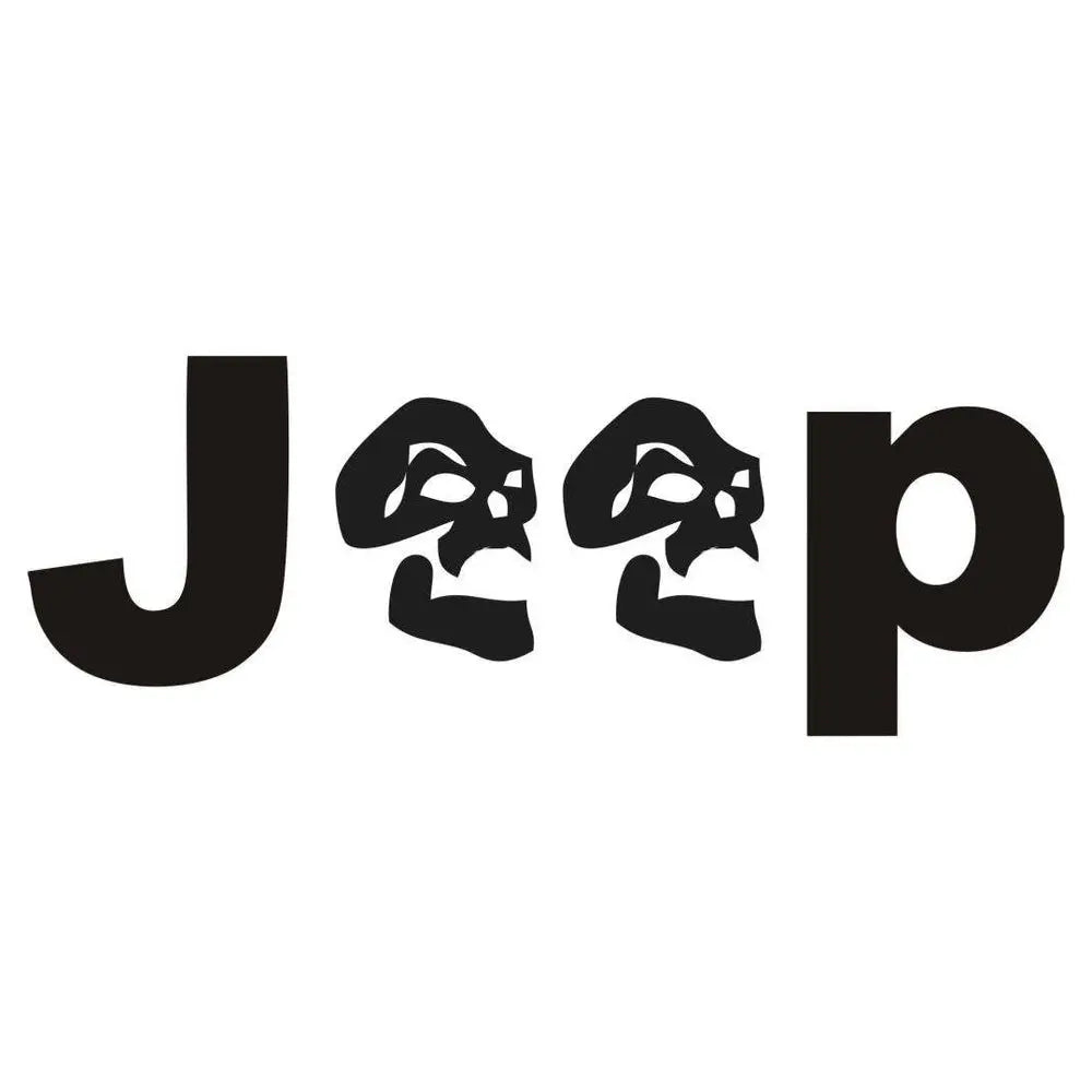 Sticker Master Jeep-33 Sticker Motor, Kask, Laptop, Araba, Oto Araç İçin Dayanıklı Etiket Decal 25 Cm Sticker Master