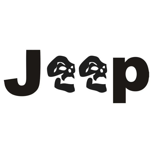 Sticker Master Jeep-33 Sticker Motor, Kask, Laptop, Araba, Oto Araç İçin Dayanıklı Etiket Decal 25 Cm Sticker Master