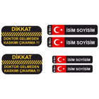 Kan Grubu Sticker | Kişiye Özel Kask Etiket Seti | Sticker Master
