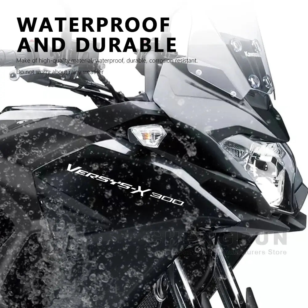 Sticker Master Kawasaki Versys-X 300 Sticker Set – Suya Dayanıklı Vinil (2017-2021) - Sticker Master