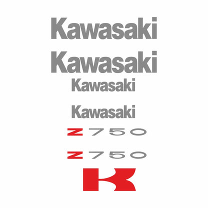 Sticker Master Kawasaki Z750 Uyumlu Komple Motor Sticker Seti Sticker Master